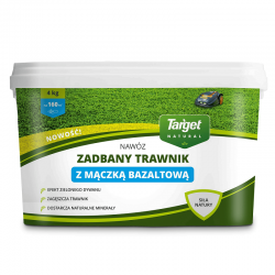 Granulované hnojivo se sopečným čedičovým prachem - Dobře upravený trávník - Terč - 4 kg - 