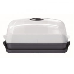 Mini estufa interna, bandeja de semeadura - Estufa Respana Table - cinza antracito - 
