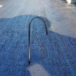 J15 Clavijas de jardín de metal - longitud 15 cm - 50 piezas - 