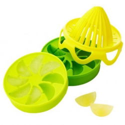 Isterningsbakker med citruspresser - til isterninger med citrussmag - 
