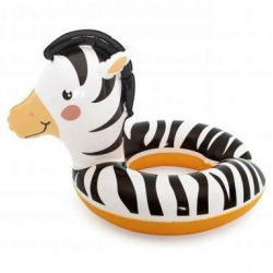 Pludmales caurule, piepūšamā baseina pludiņa gredzens - Zebra - 57 x 51 cm - 
