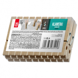 Klesklyper av tre - 20 stk - 