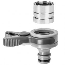 Conector multifuncțional cu adaptor - se potrivește cu robinete de 22/24 mm - CELLFAST - 