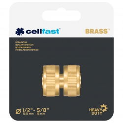 Messingstecker, Schlauchkupplung, Reparaturwerkstatt MESSING - 1/2 "- CELLFAST - 