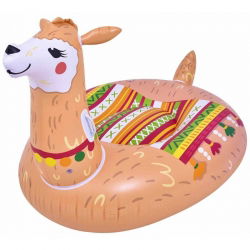 Uppblåsbar poolflotta - Alpaca - 118 x 115 x 100 cm - 