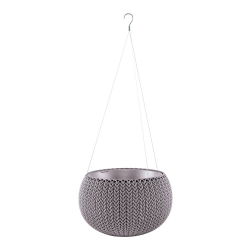 "Cozies M" rippuv taimepott - ø 36 cm - lilla - 