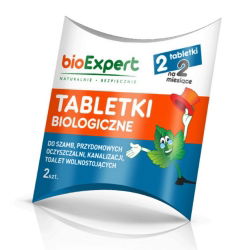 BIO Effervescent tablets for septic tanks, cesspools, home sewage treatment plants and sewerage - 2 tablets