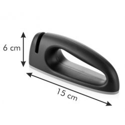 Afilador de cuchillos de cocina - SONIC - negro - 