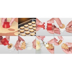 Moldes para galletas rellenos - DELÍCIA - motivos de invierno - 3 piezas - 
