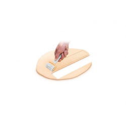 Rolling cookie and pastry crimped edge cutter - square - DELÍCIA - 7 cm