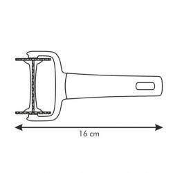 Rolling cookie and pastry crimped edge cutter - square - DELÍCIA - 7 cm