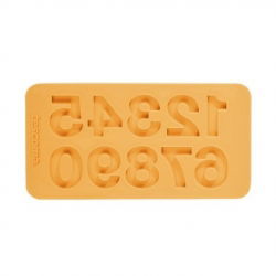 Silicon mould - numbers - DELÍCIA DECO - yellow