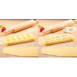 Ravioli-tillverkare, mögel - DELÍCIA - för 10 kvadrat ravioli - 
