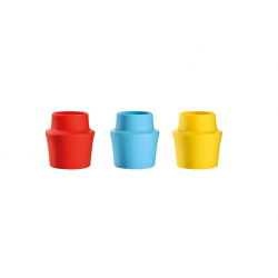 Capace pentru sticle din silicon - PRESTO - 3 buc, reutilizabile; dopuri pentru sticle - 