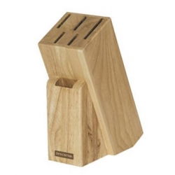 Bloque de almacenamiento de cuchillos WOODY - para 5 cuchillos y un afilador - 