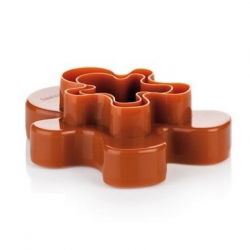Two-sided cookie cutters - gingerbread men - DELÍCIA - 4 sizes