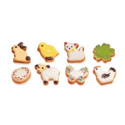 Cortadores de galletas de Pascua - DELICIA - 8 piezas - 