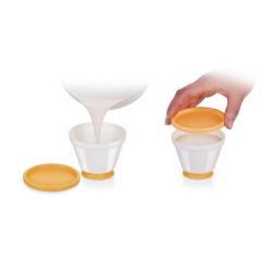 Formy na panna cotta - CHUTNÉ - 4 ks - 
