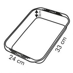 Dyb bagning og stegepande - SAPHIR - 33 x 24 cm - 