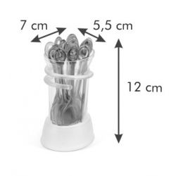 Cucchiai da servizio per cocktail / dessert in tazza - PRESTO - 15 pz - 