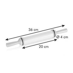 Verstelbare deegroller - DELÍCIA - 20 cm - 