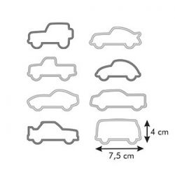 Vykrajovače cookie do automobilov - DELÍCIA KIDS - 8 ks - 