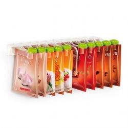 Clip per sacchetti di spezie con beccuccio versatore - su binario - SEASON - 10 pz - 