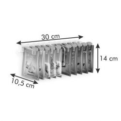 Clip per sacchetti di spezie con beccuccio versatore - su binario - SEASON - 10 pz - 