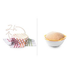 Matriță coș de pâine cu castron - DELLA CASA; coș cu mâncare pentru pâine de casă - 