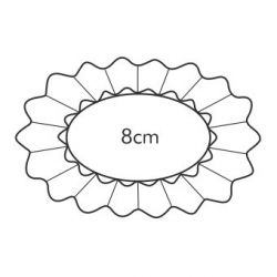 Oval kurv bageform - DELICIA - 6 stk - 
