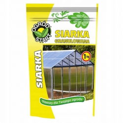 Siarka granulowana - do zakwaszania gleby i gazowania szklarni - 1 kg
