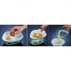 Separador de huevos - 0,35 litros - verde celadón - 