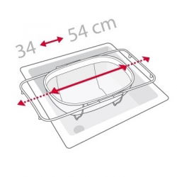 Verstelbare afdruipbak - GrandCHEF - 34 x 24 cm - 