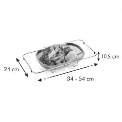 Verstelbare afdruipbak - GrandCHEF - 34 x 24 cm - 