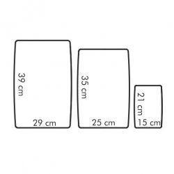 Tábua de corte flexível - PRESTO - 3 pcs - 
