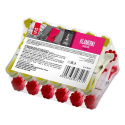 Silikonklesklype, klesklype - 12 stk - 
