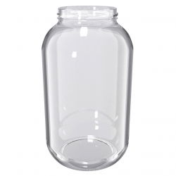 Stiklinis atsukamas stiklainis, mūrinis indas - fi 100 - 4,25 l - 20 vnt - 