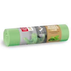 Sacos de areia com alças - 120 litros - 6 pcs - com aroma de menta - 