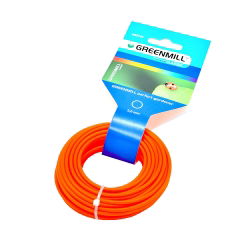 Linha de corte para aparadores de grama - 3 mm, 10 m - redondo - 
