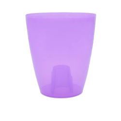 Yuvarlak orkide çiçek saksısı - Coubi - 16 cm - Menekşe - 