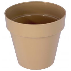 Recipiente redondo para panela "Ibiza" - 16 cm - cafe latte - 