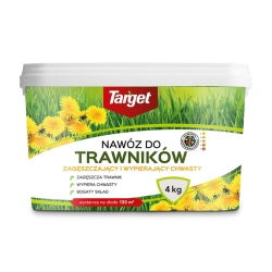Ispessimento del prato e fertilizzante che elimina le erbe infestanti - Target - 4 kg - 