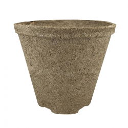 Ümmargune turbapott H: 10 cm / Ø 8 cm - 1 tk - 