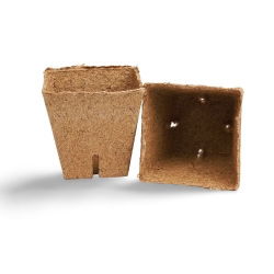 Vaso torba quadrato 6 x 6 cm - 20 pz - 