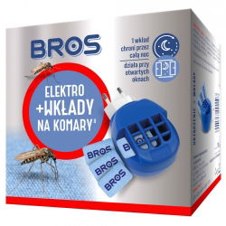 Plug-in mygafvisende + 10 påfyldningsplader - Bros - 
