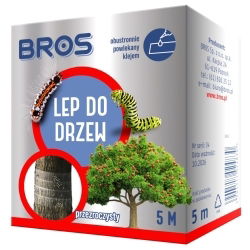Lepící lapací páska na stromový hmyz - zabraňuje škůdcům dostat se do korun stromů - Bros - 5 metrů - 