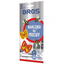 Decoratieve raamvliegenvanger - een alternatief voor kleverige papieren vliegenvangers - Bros - 2 stuks - 