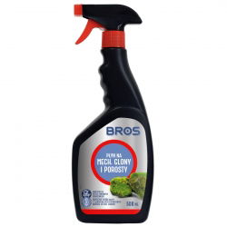 Rengør fortovet Bros® - mos-, alge-, lavfjernende væske. Renser brosten, tagsten, beton og klinker - 500 ml - 