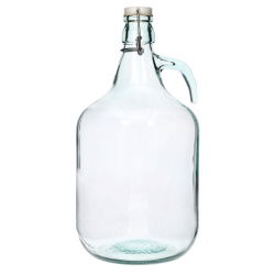 Dama carboy, demijohn s vyklápěcím zámkem - 5 litrů - 