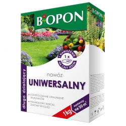 Ilgstošs universāls mēslojums - tiek lietots ik pēc 4 mēnešiem - BIOPON® - 1 kg - 
